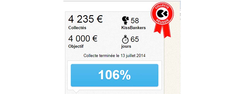 Nous y sommes arrivés grâce à vous!