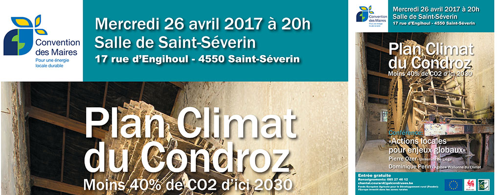 Conférence: Plan climat du Condroz